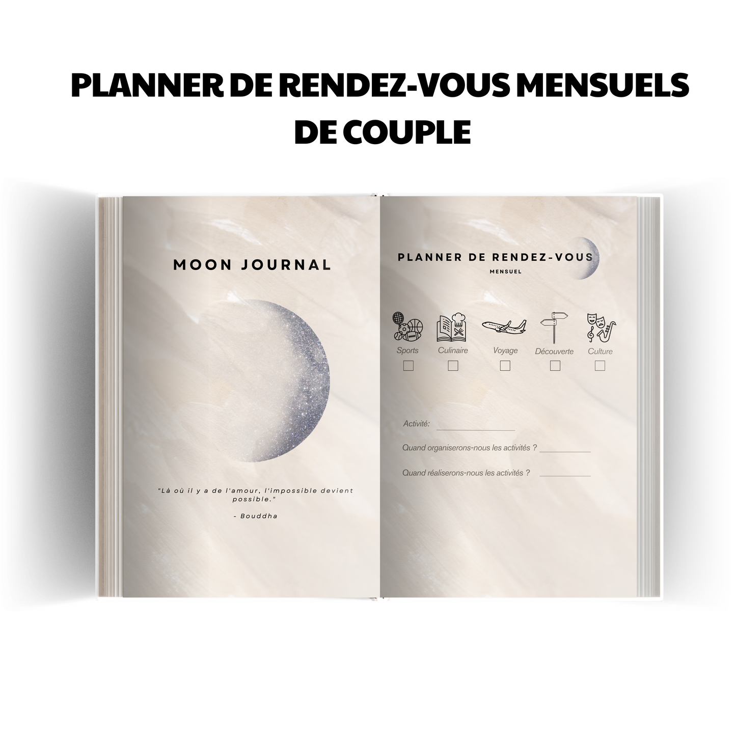 Moon Journal de Couple